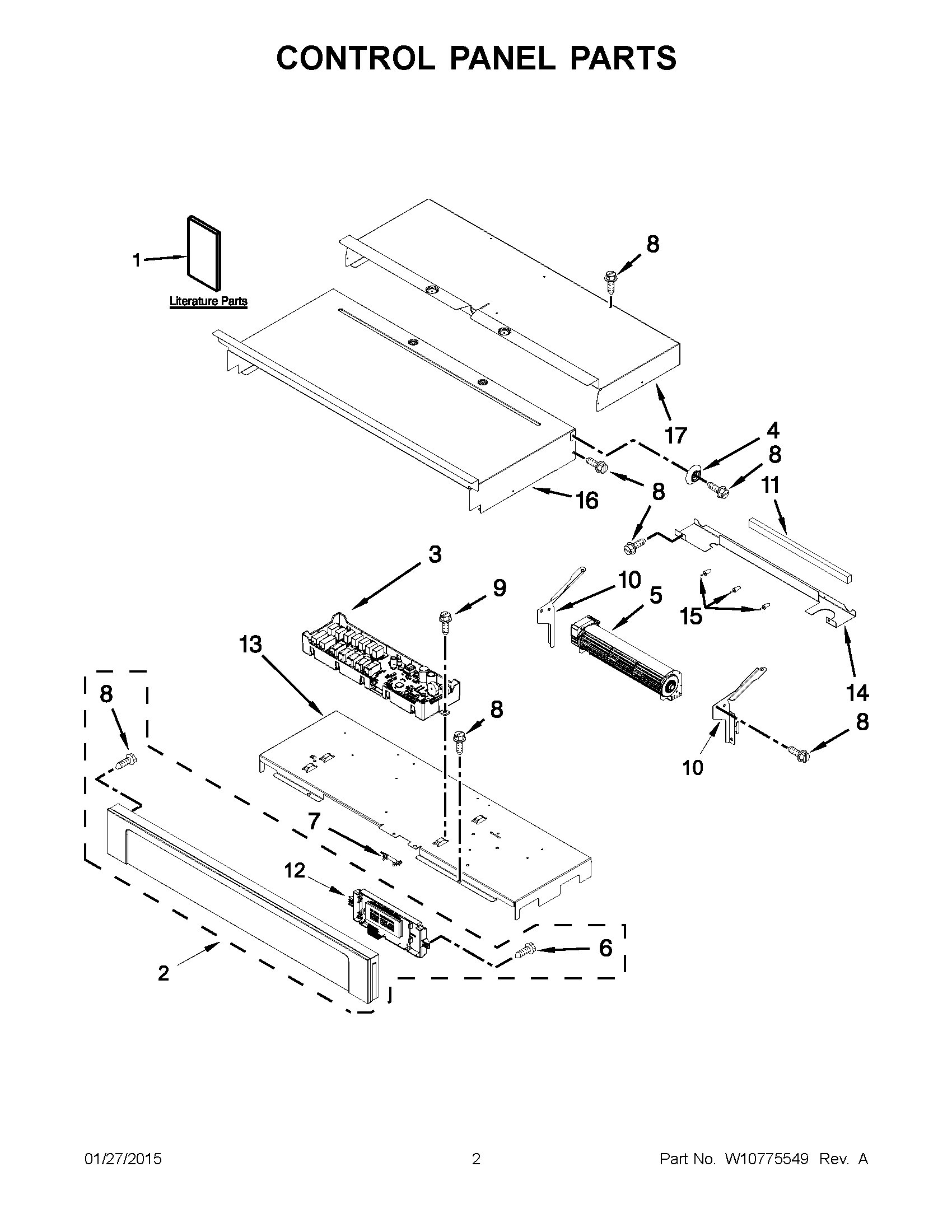 02 - CONTROL PANEL PARTS