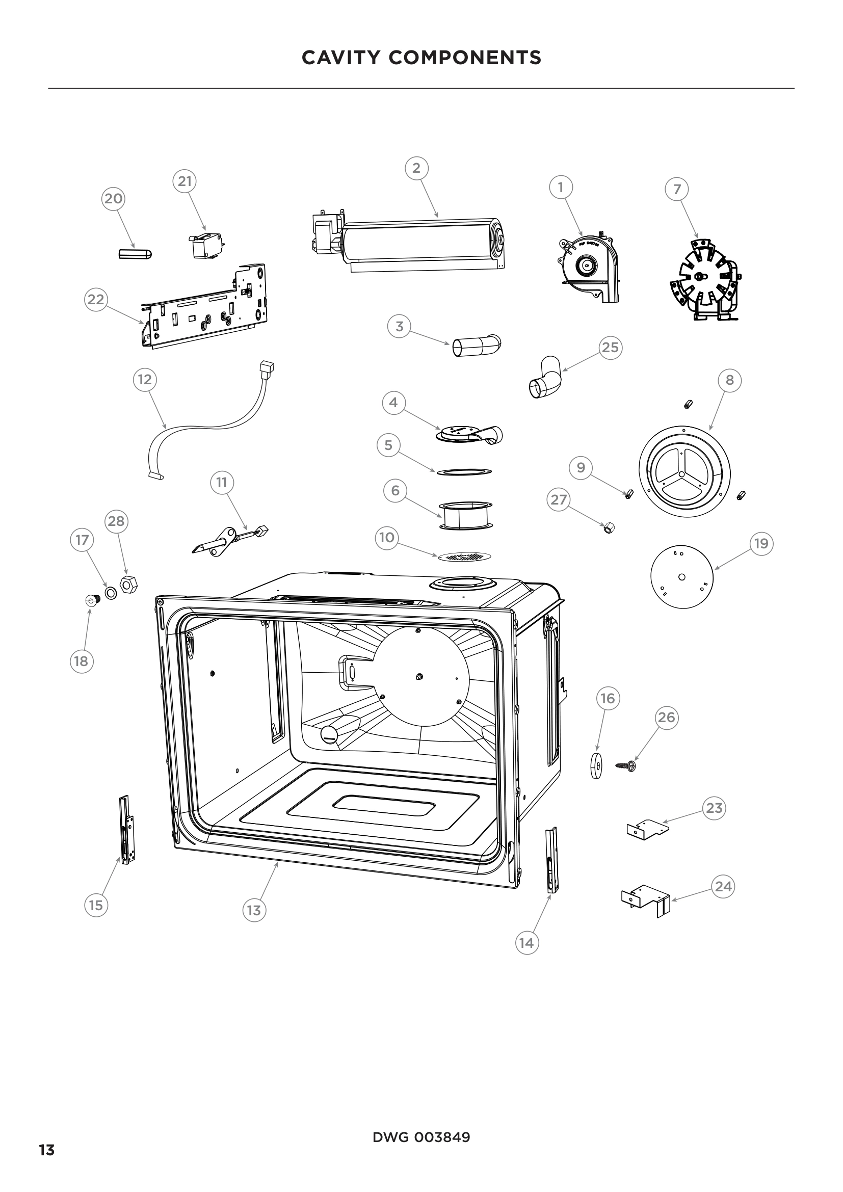 CAVITY COMPONENTS