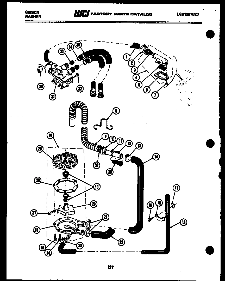 06 - PUMP, WATER VALVE AND WATER INLET