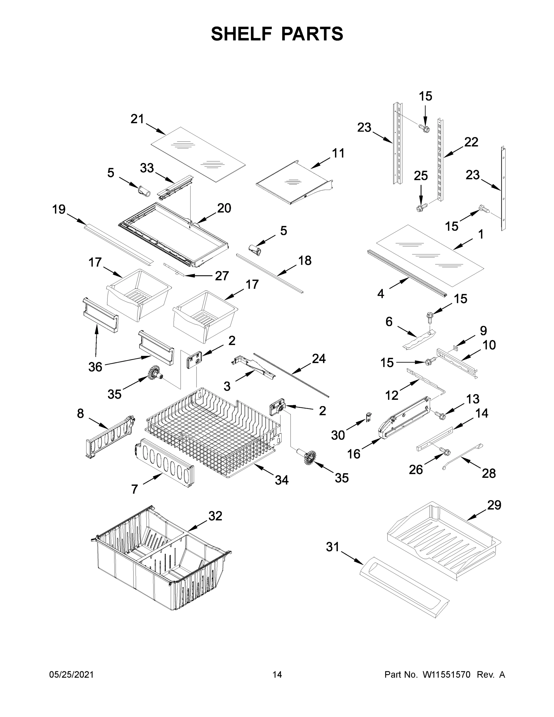 08 - SHELF PARTS