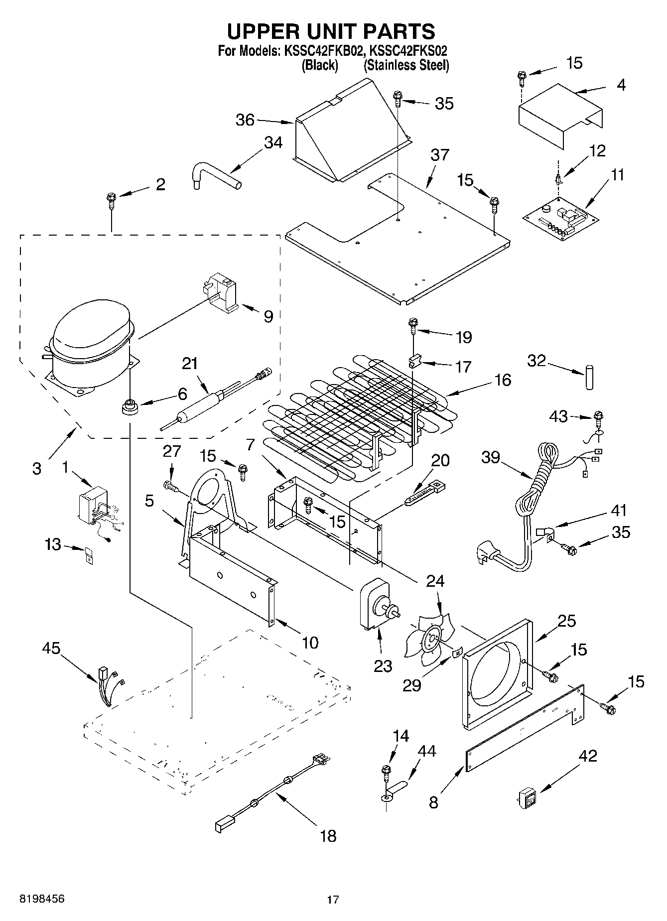 11 - UPPER UNIT PARTS