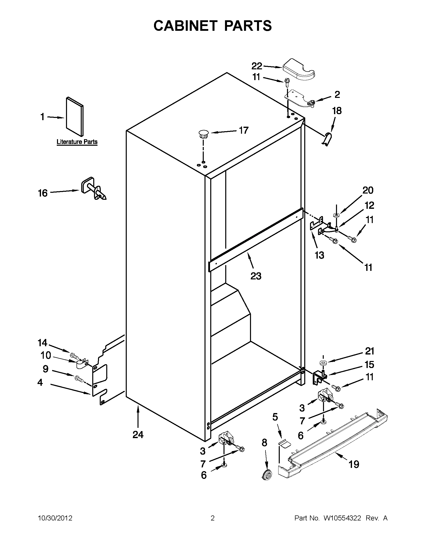 01 - CABINET PARTS