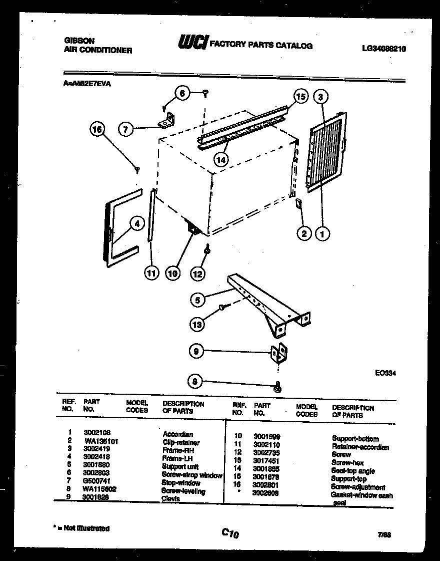 06 - CABINET AND INSTALLATION PARTS