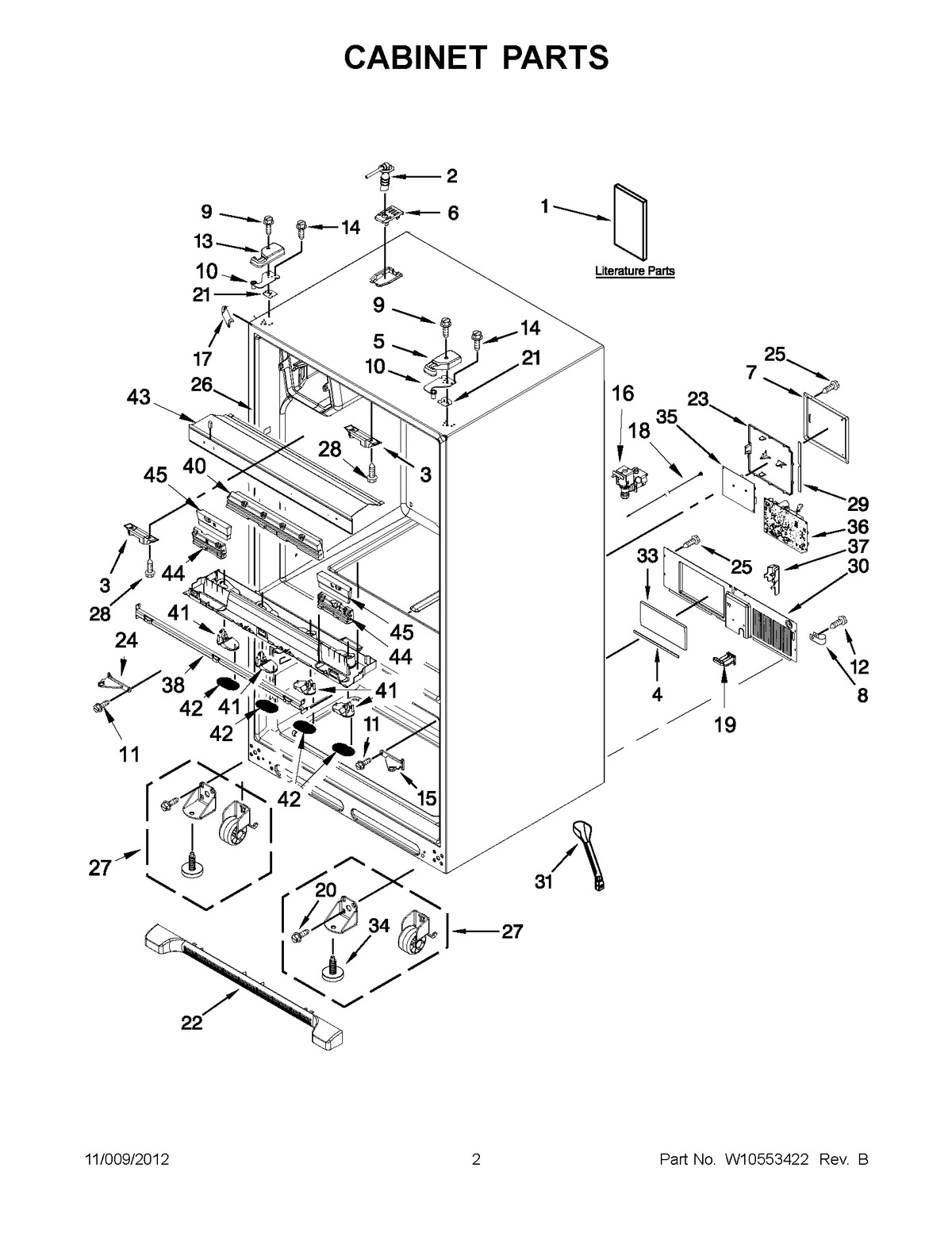 01 - CABINET PARTS