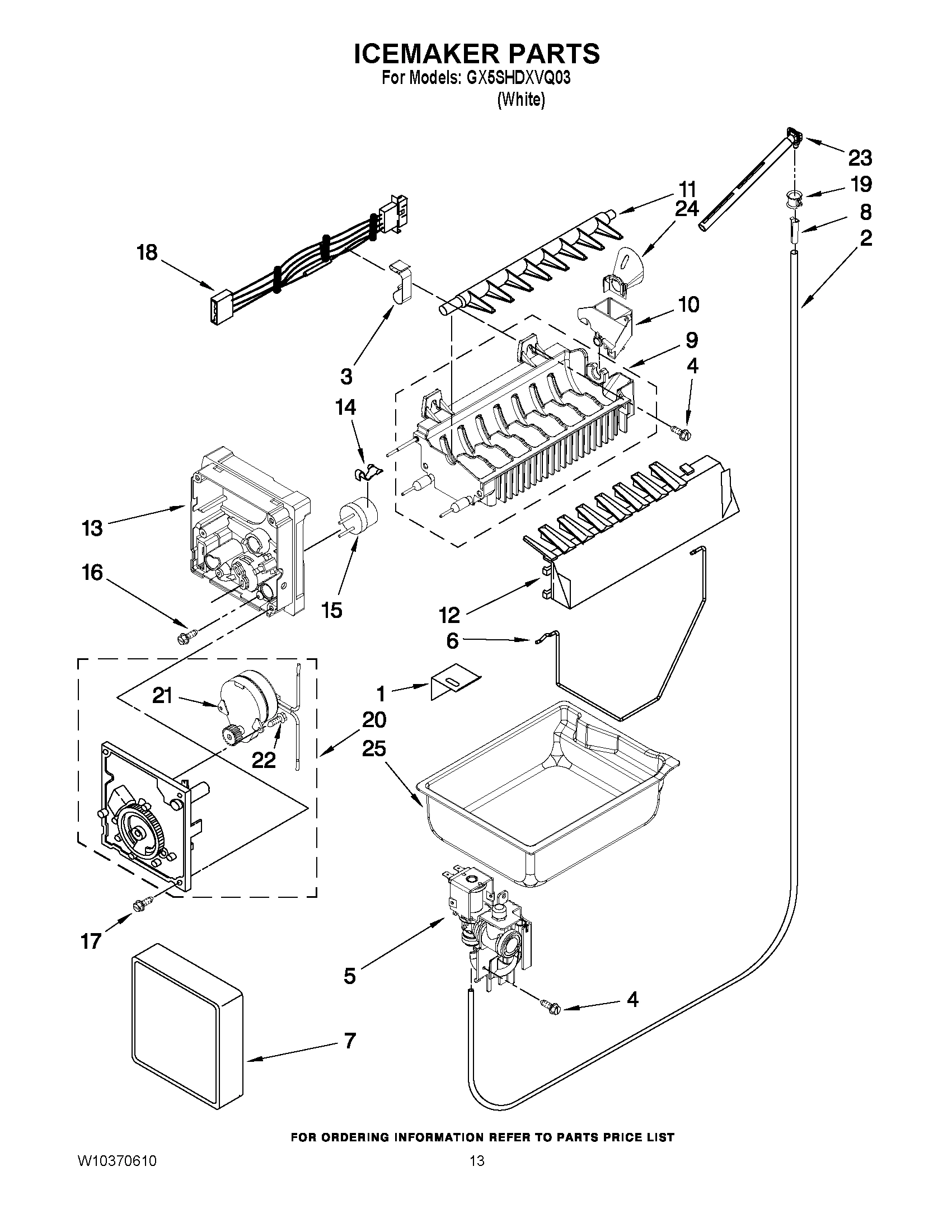 08 - ICEMAKER PARTS