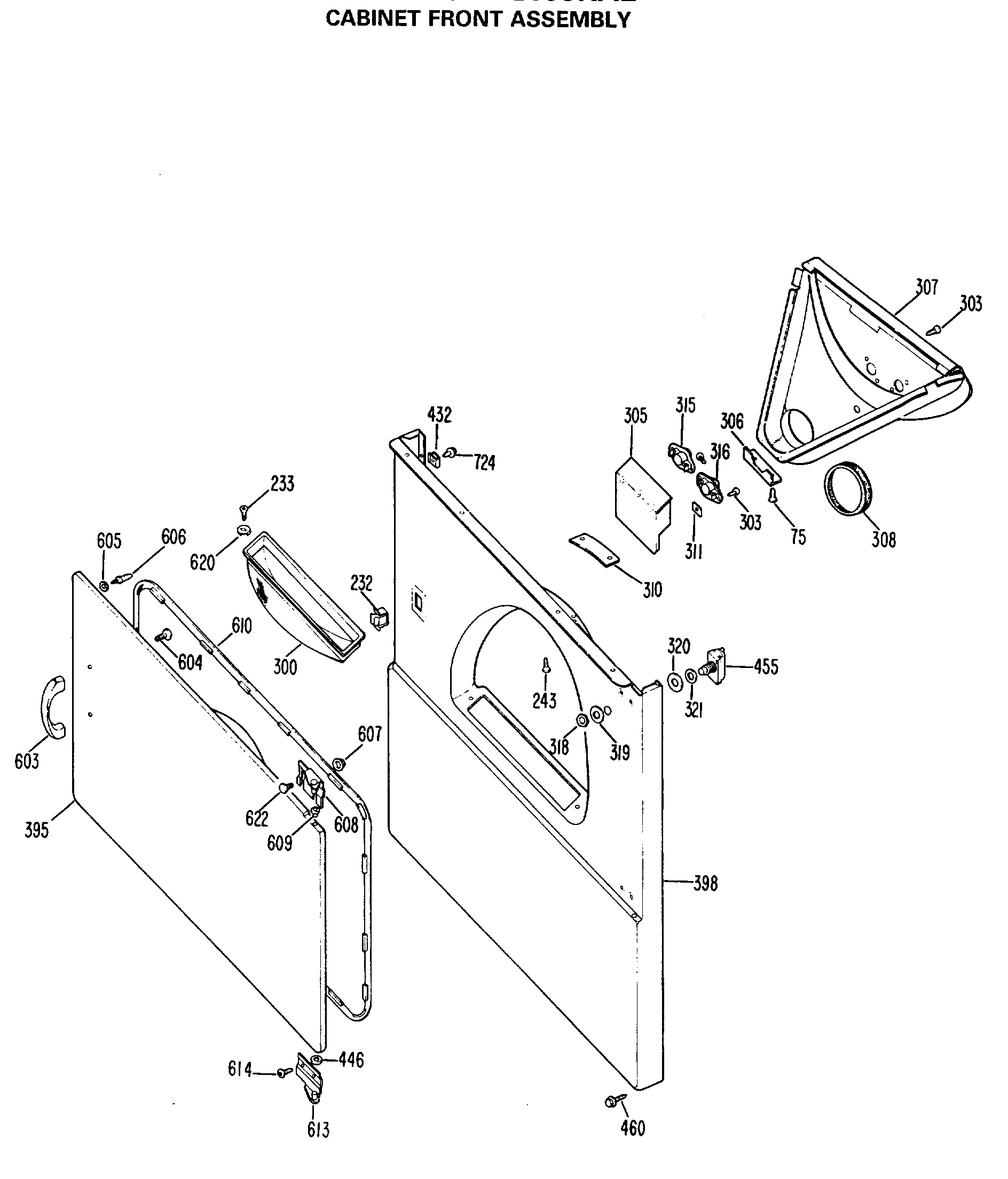 CABINET FRONT ASSEMBLY