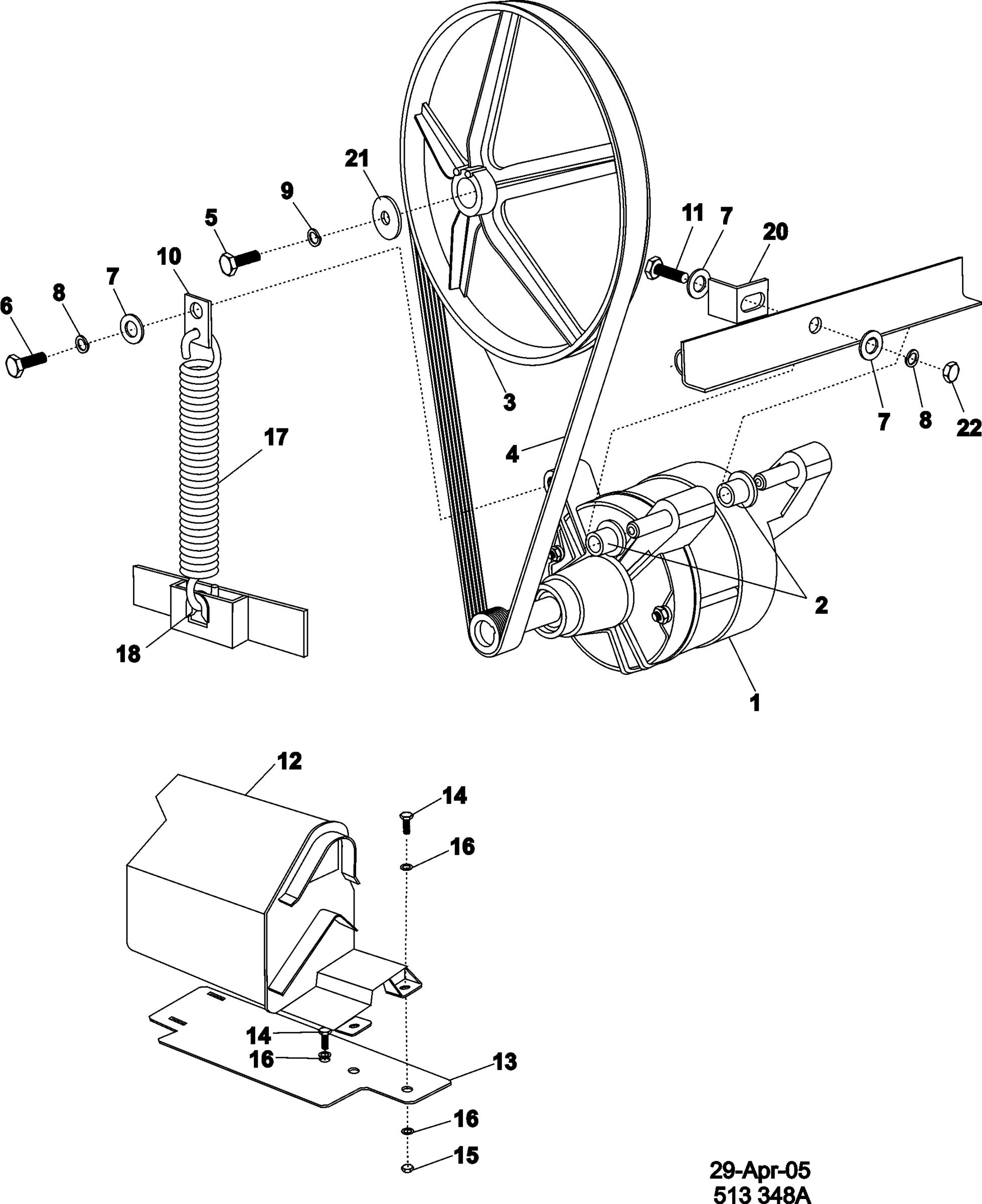 10 - MOTOR AND DRIVE ASY