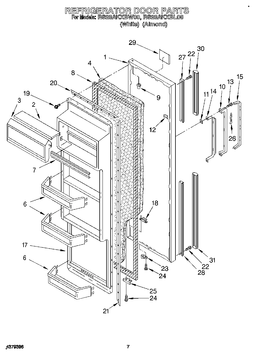 04 - REFRIGERATOR DOOR