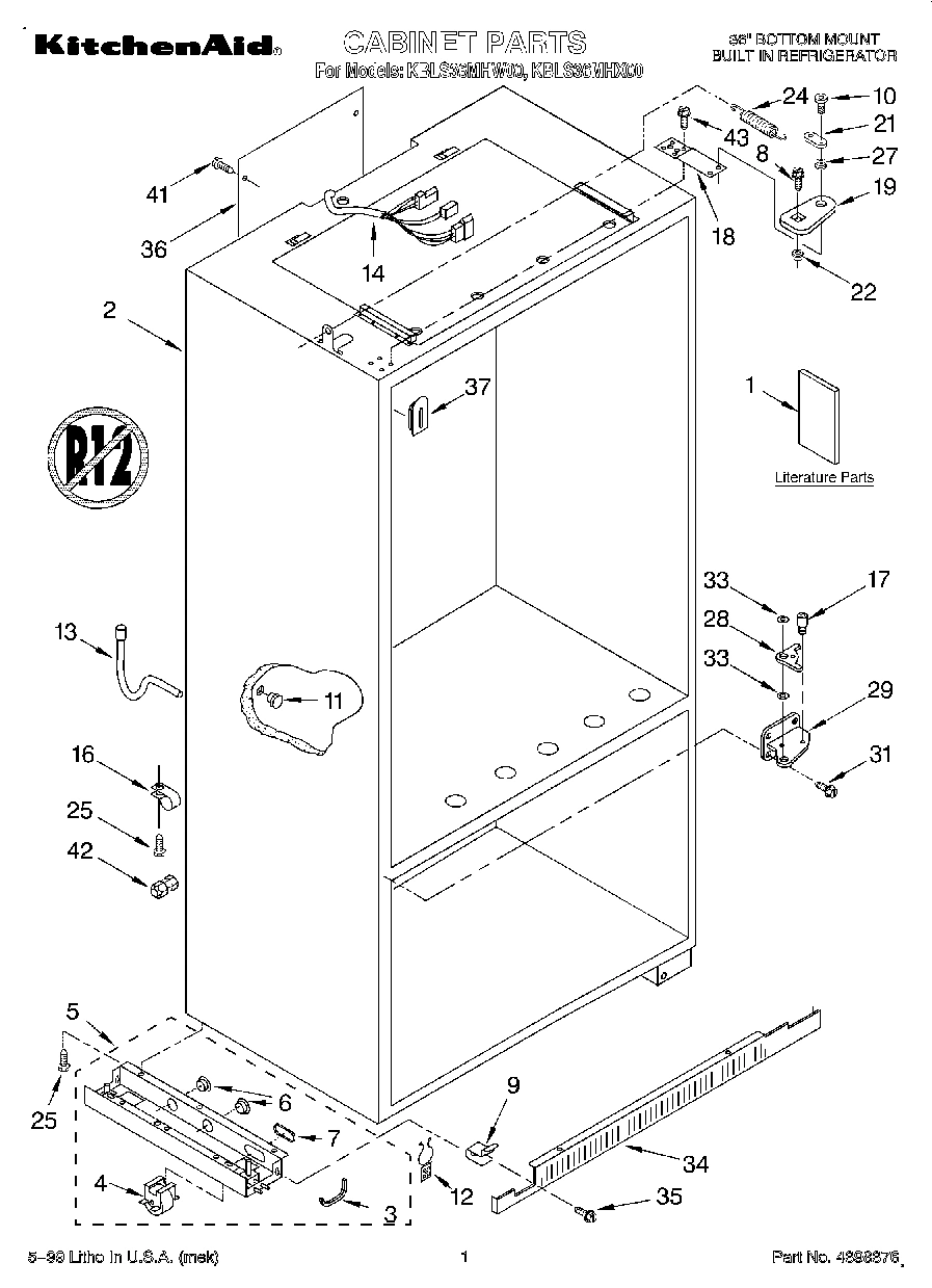 01 - CABINET, LITERATURE