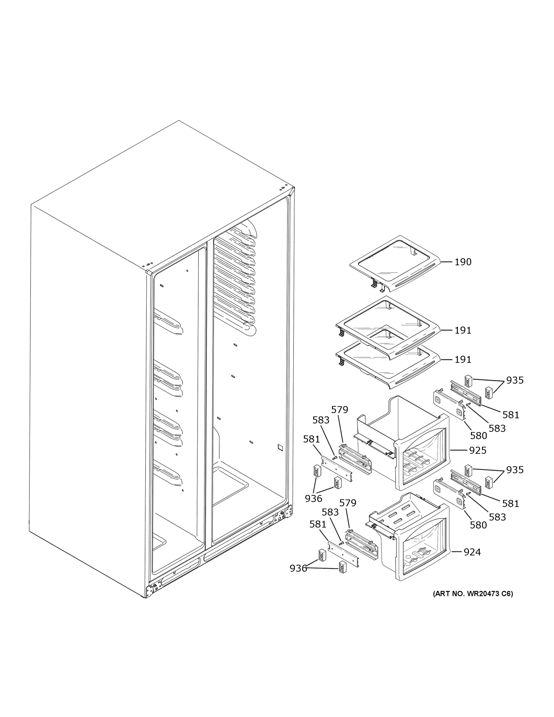FREEZER SHELVES