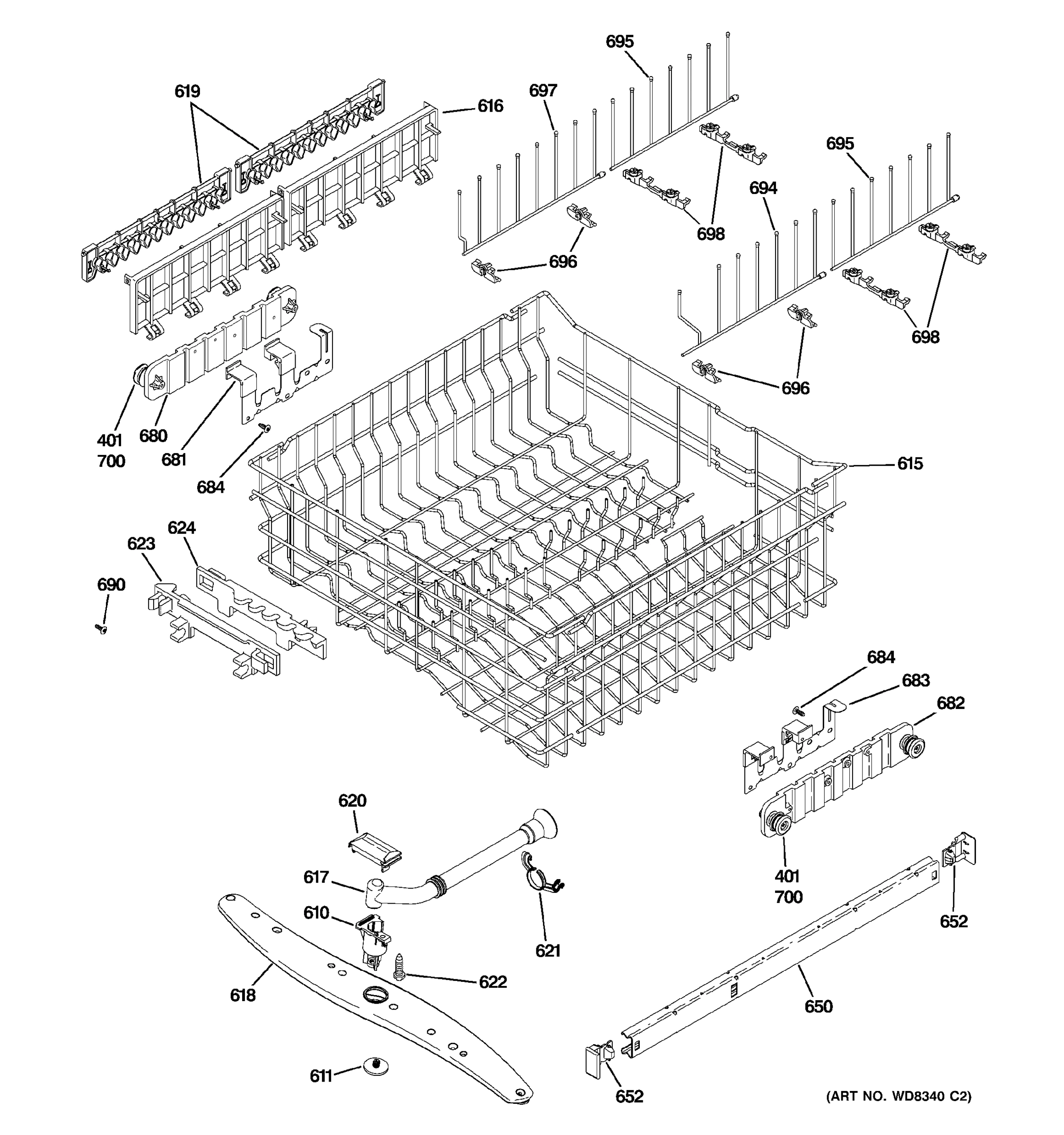 UPPER RACK ASSSEMBLY