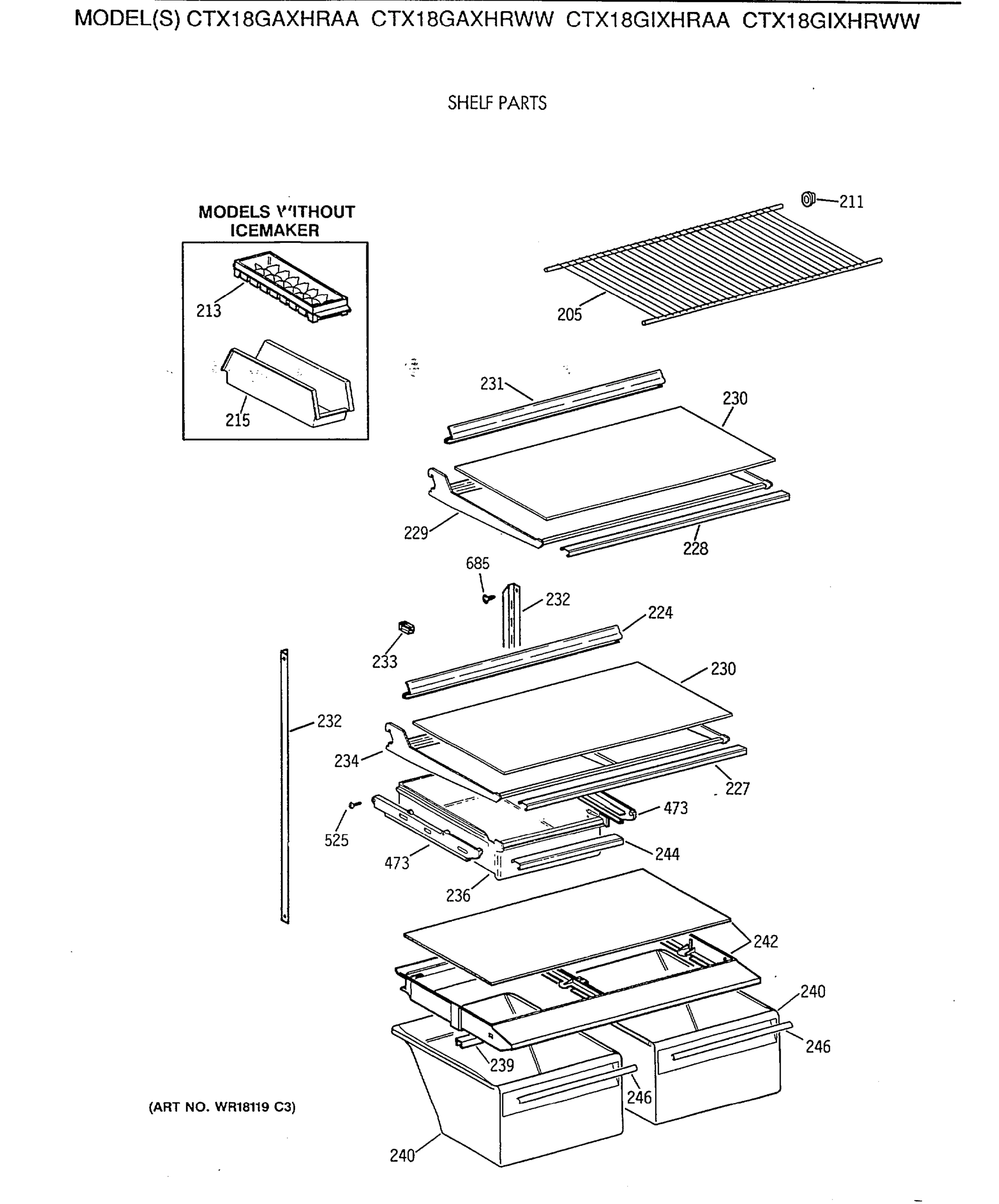 SHELF PARTS