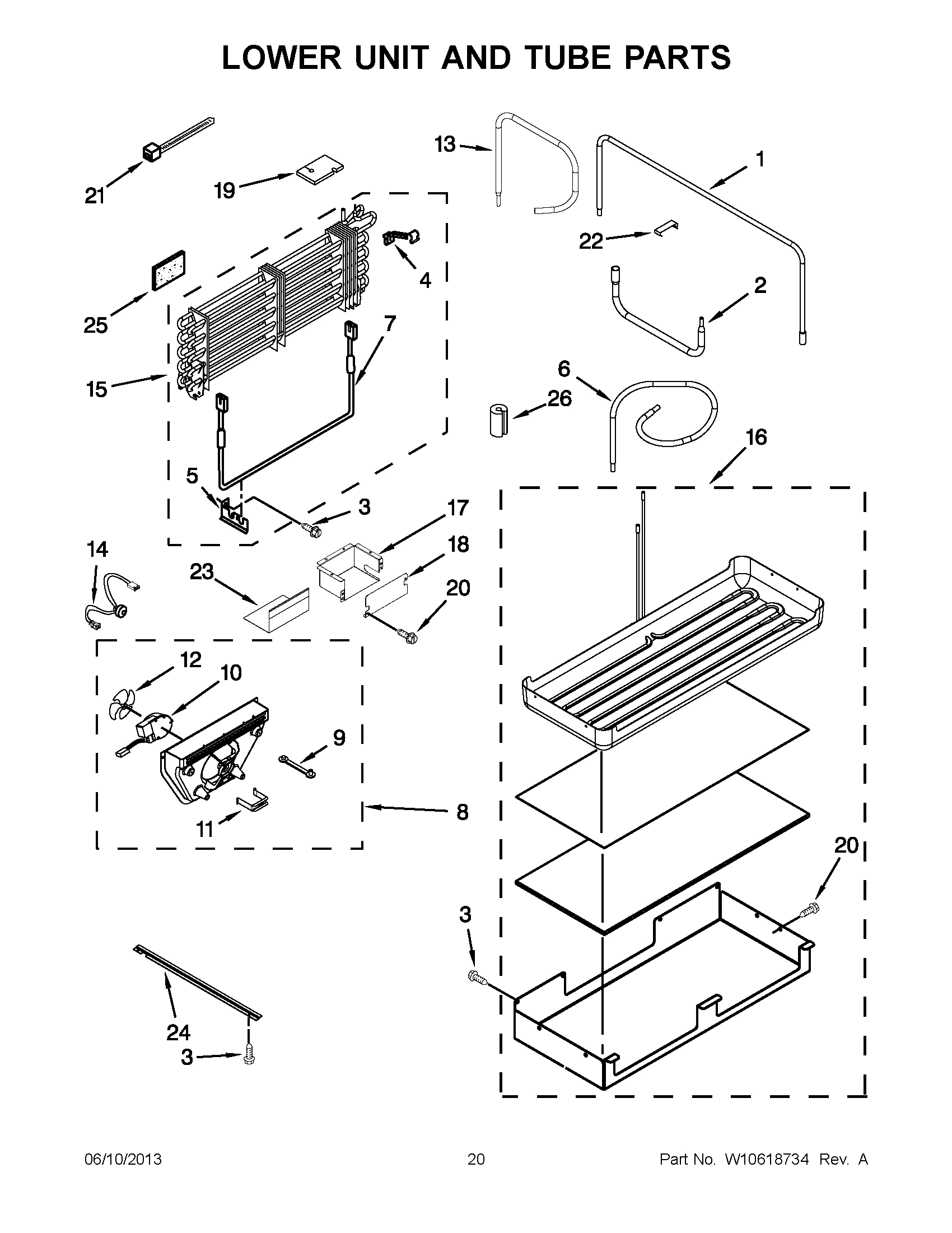 10 - LOWER UNIT AND TUBE PARTS