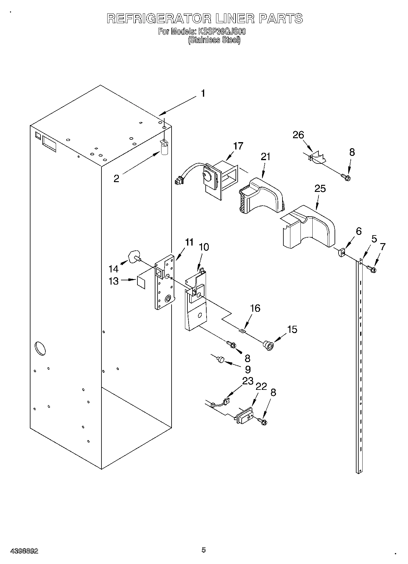 04 - REFRIGERATOR LINER