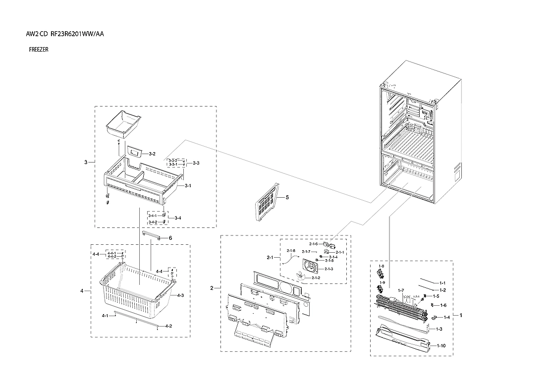 FREEZER PARTS