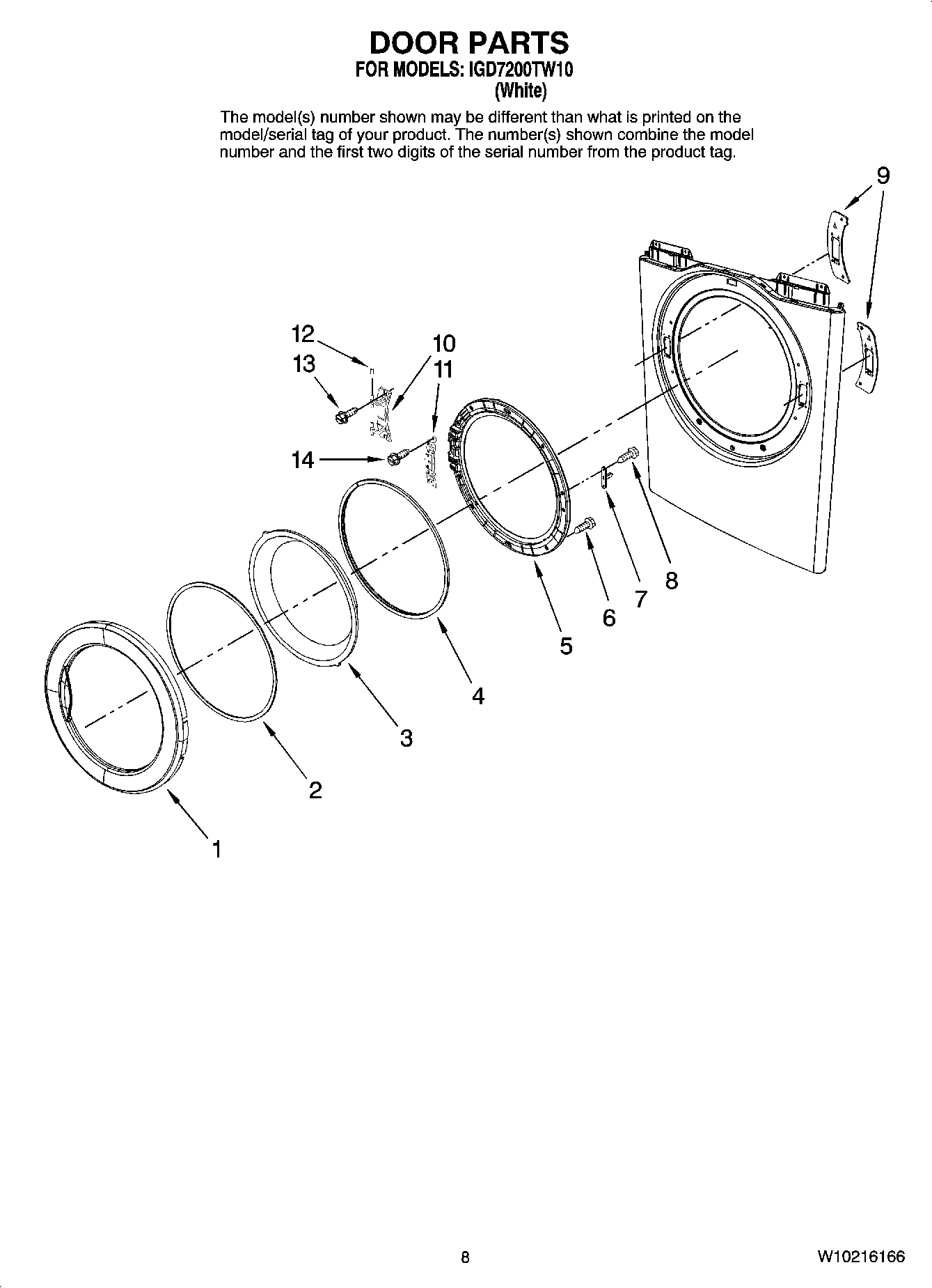 05 - DOOR PARTS, OPTIONAL PARTS (NOT INCLUDED)