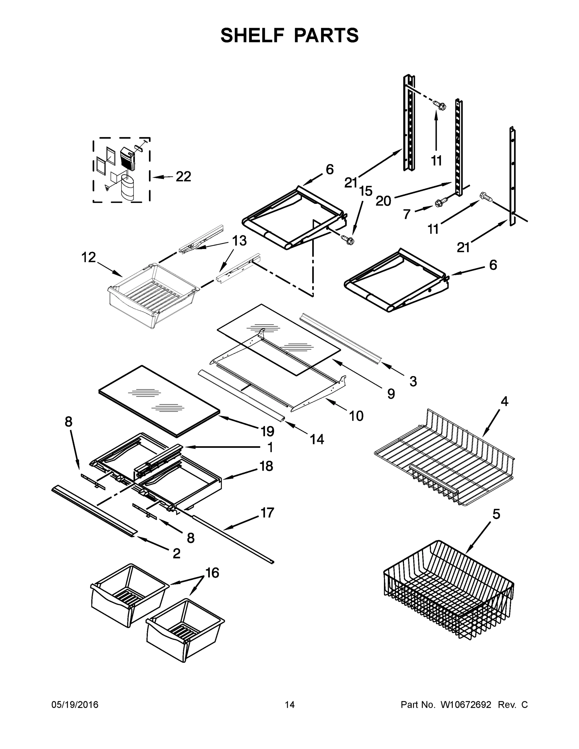 08 - SHELF PARTS