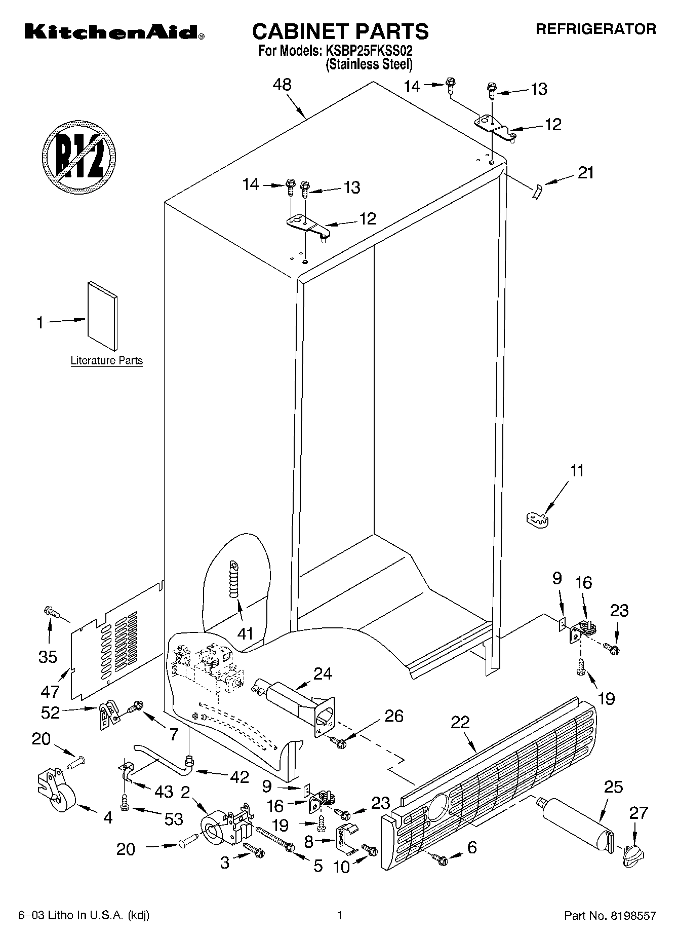 01 - CABINET PARTS