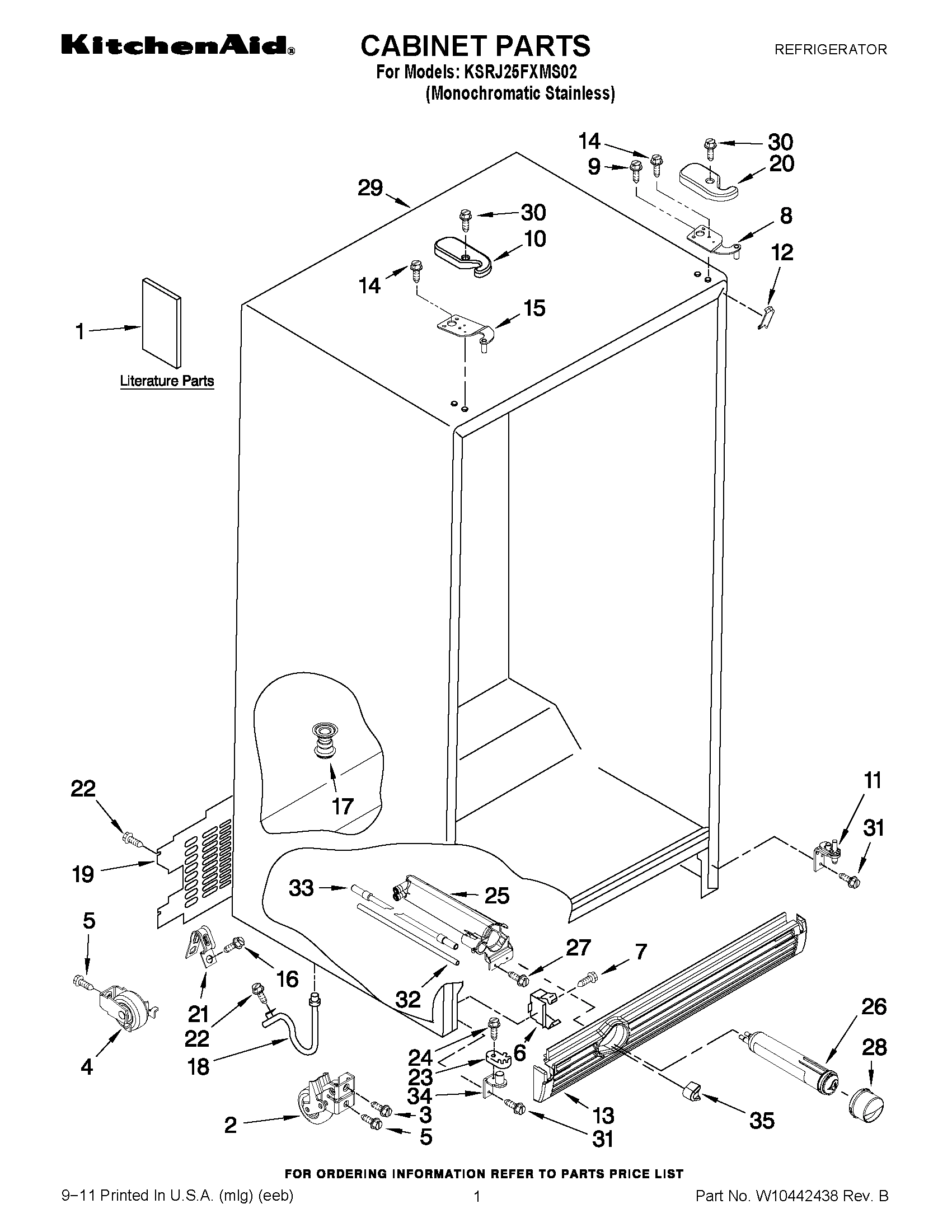 01 - CABINET PARTS