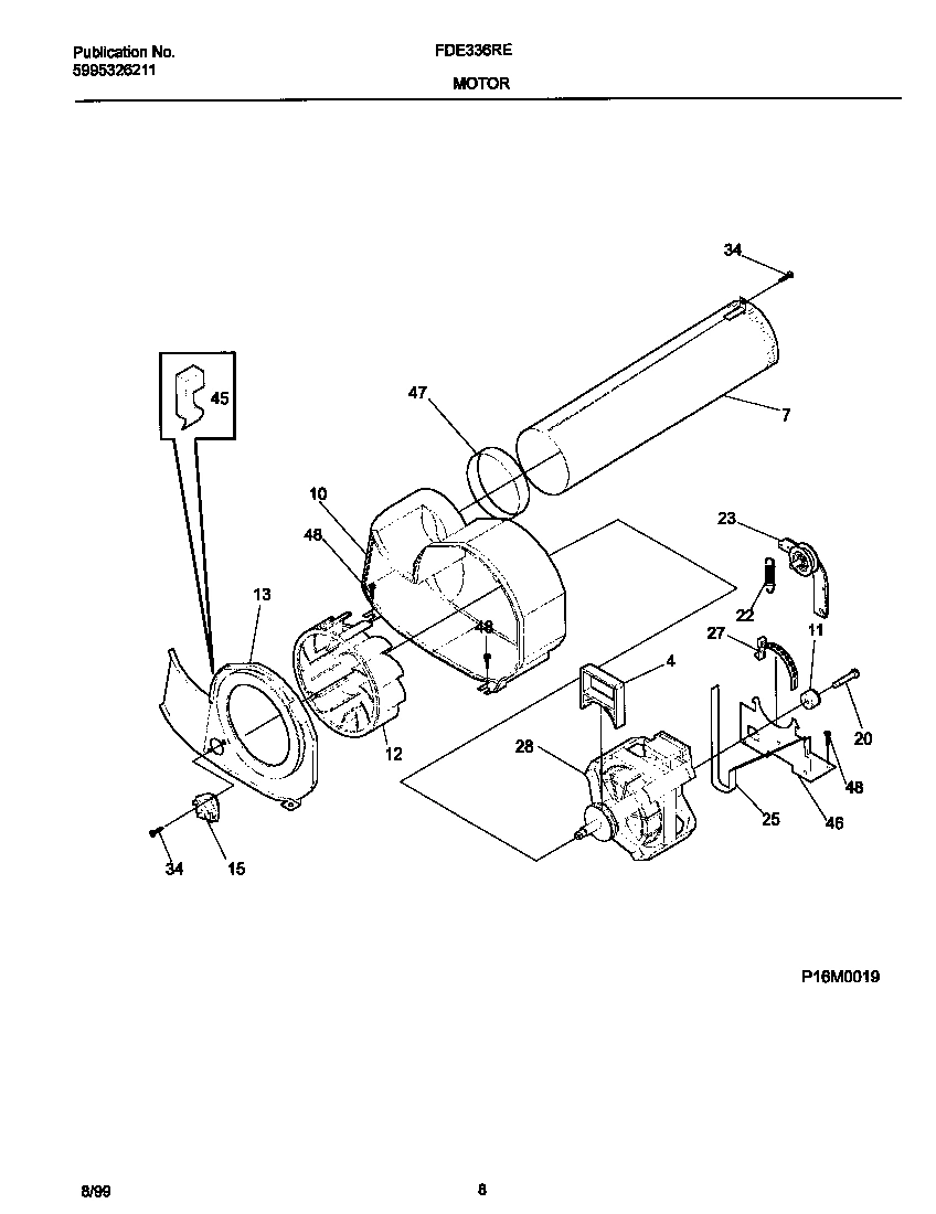 05 - P16M0019 MOTOR,BLOWER