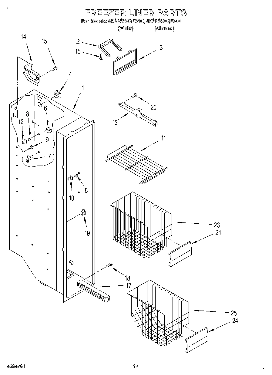 10 - FREEZER LINER