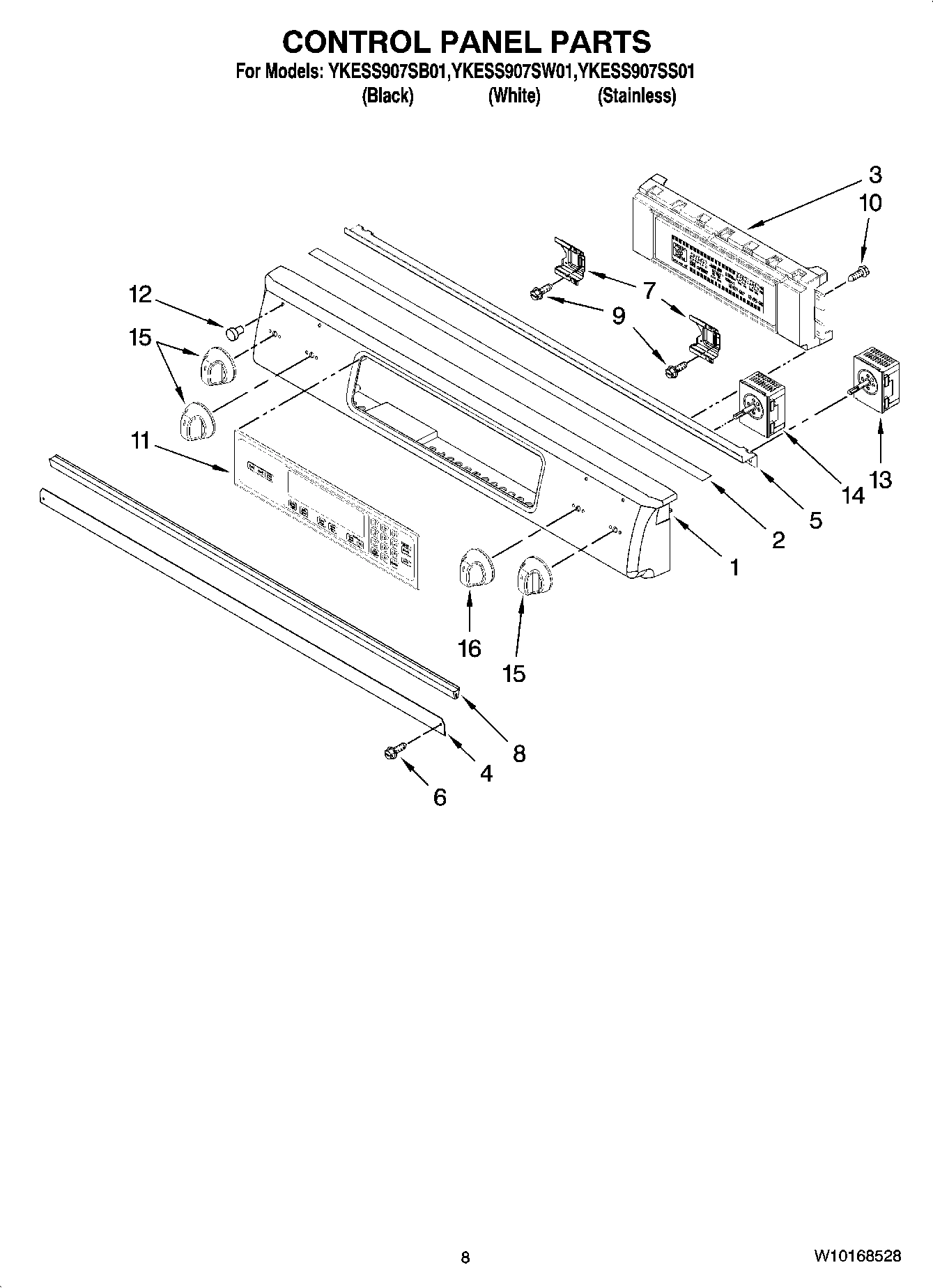 05 - CONTROL PANEL PARTS