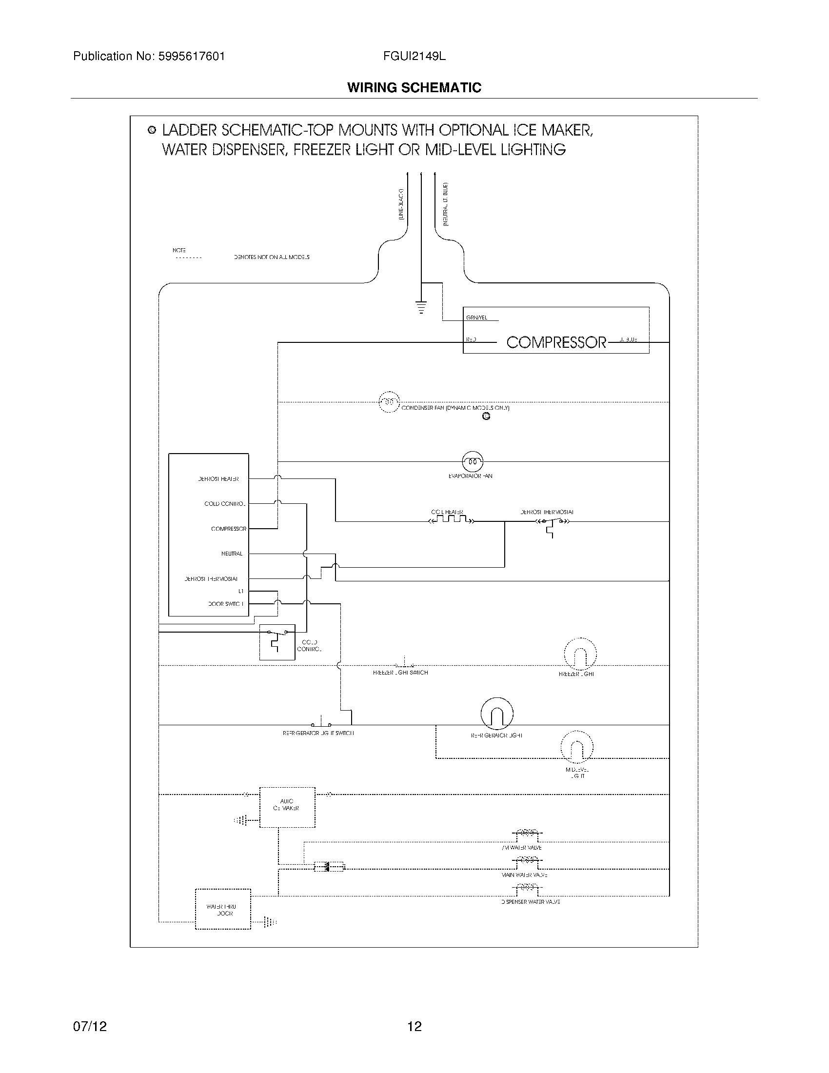 12 - WIRING SCHEMATIC