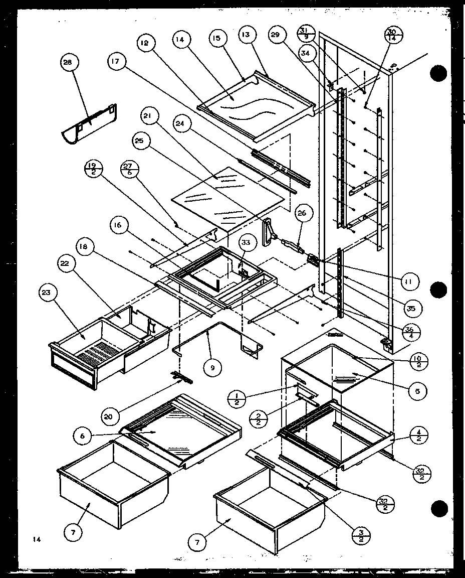 10 - REF SHELVING AND DRAWERS