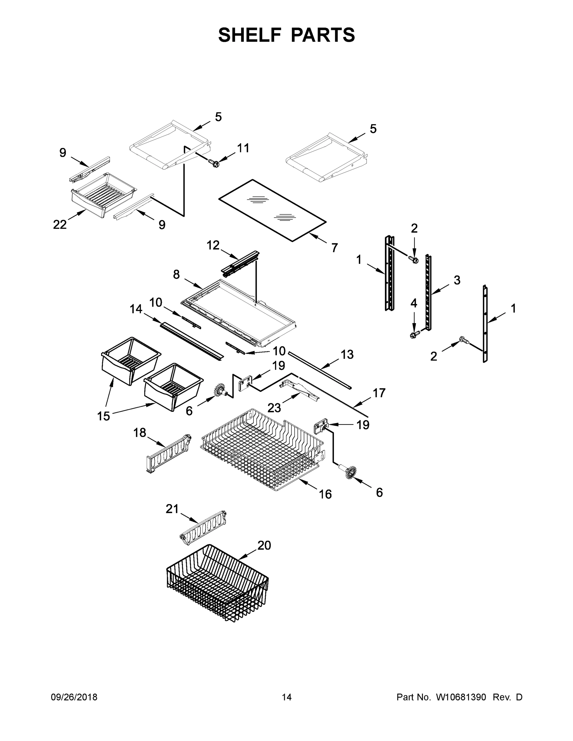 08 - SHELF PARTS