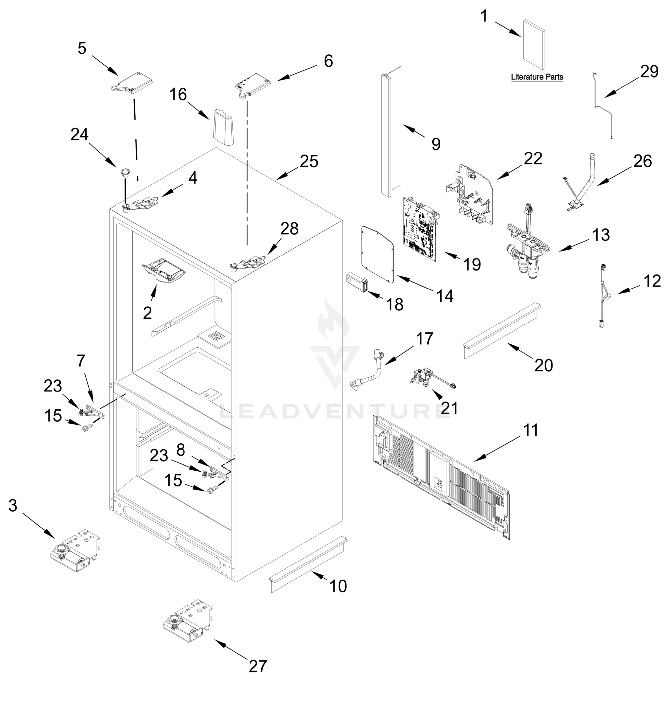 CABINET PARTS