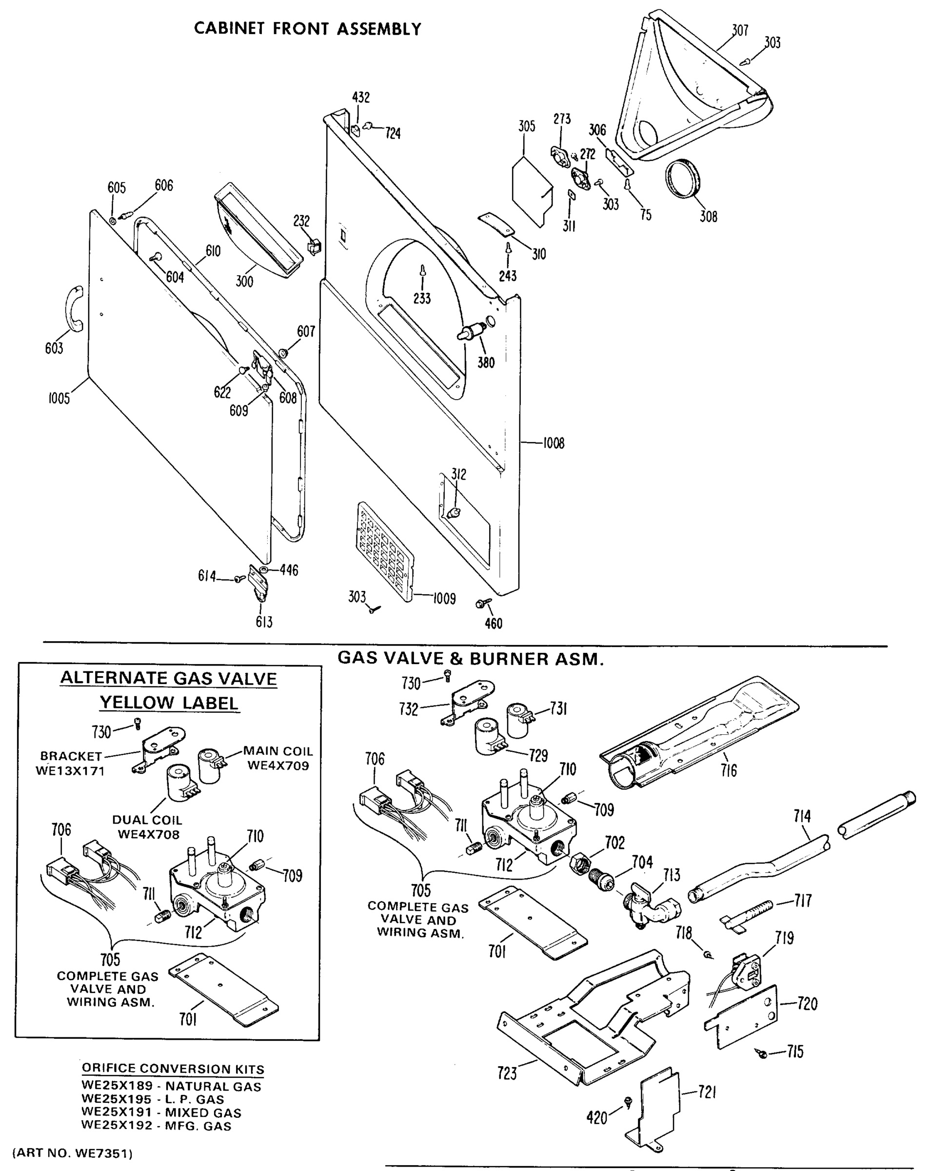 CABINET FRONT ASSEMBLY