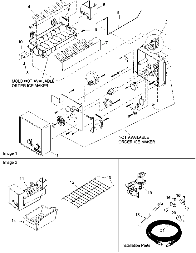 04 - Ice Maker Assy & Parts