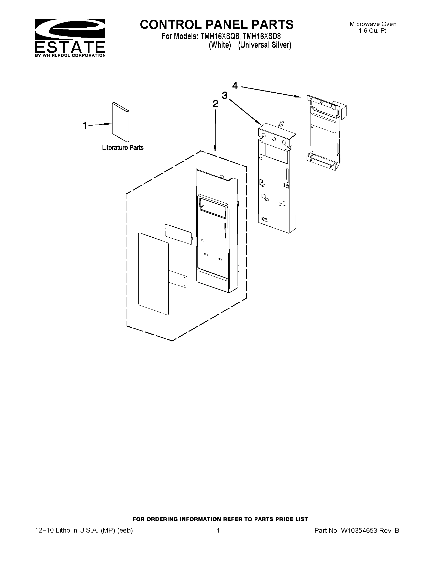 01 - CONTROL PANEL PARTS