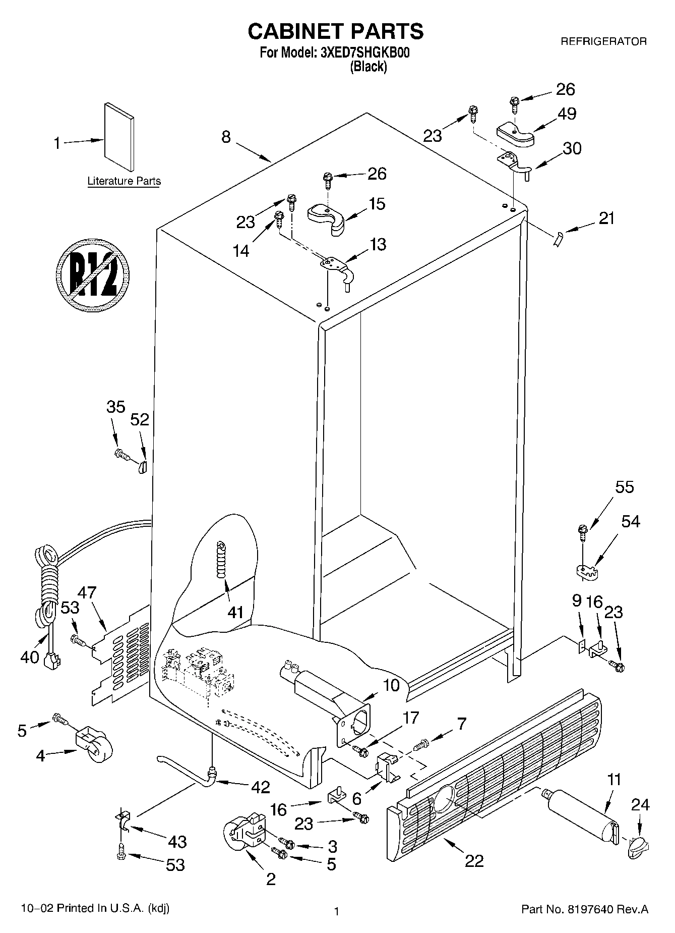 01 - CABINET, LITERATURE