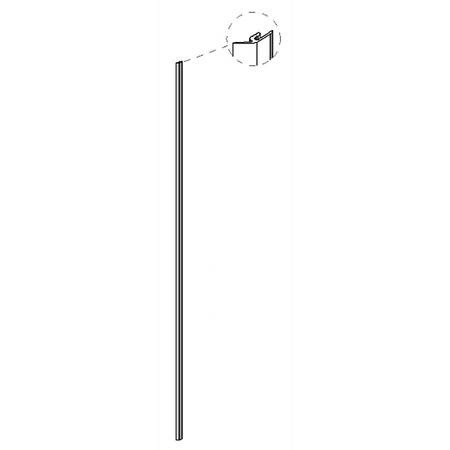 00244626 Bosch Refrigerator Profile Stripe