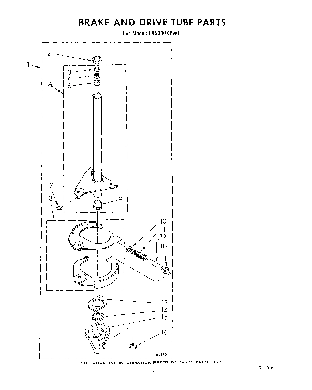 09 - BRAKE AND DRIVE TUBE