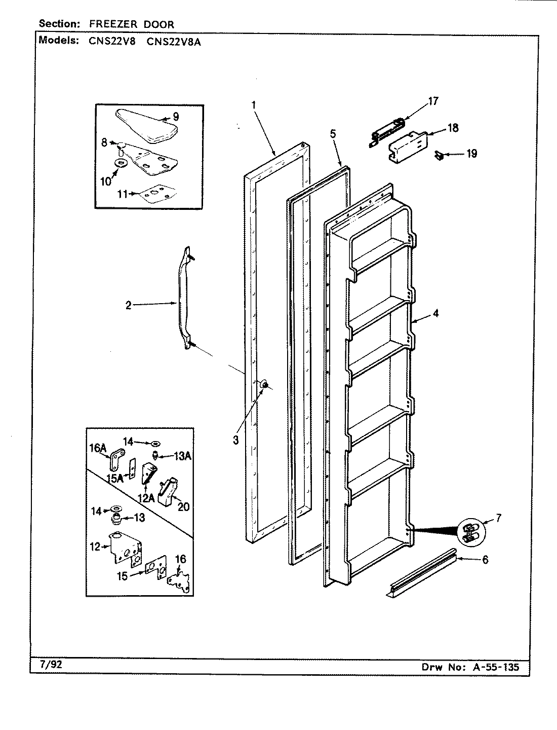 02 - FREEZER DOOR