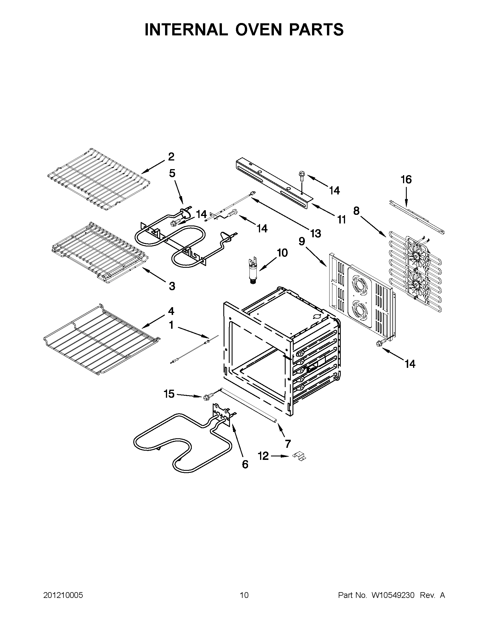 05 - INTERNAL OVEN PARTS