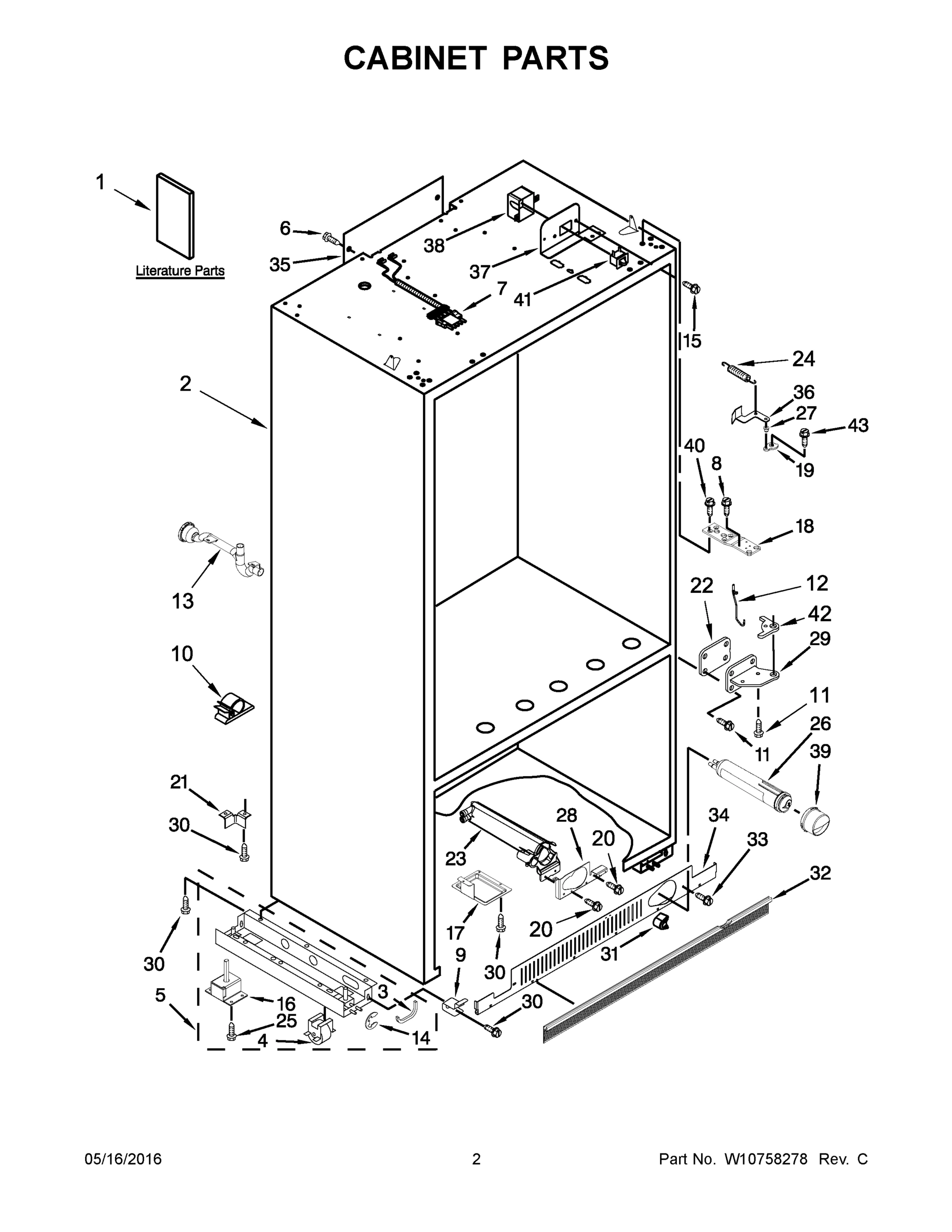 02 - CABINET PARTS