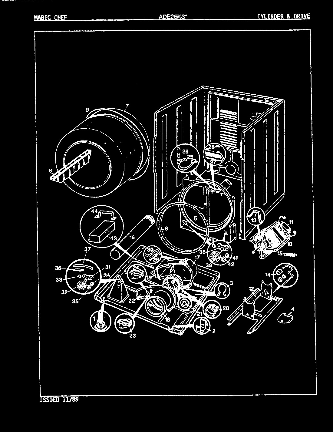 03 - CYLINDER & DRIVE (REV. A-D)