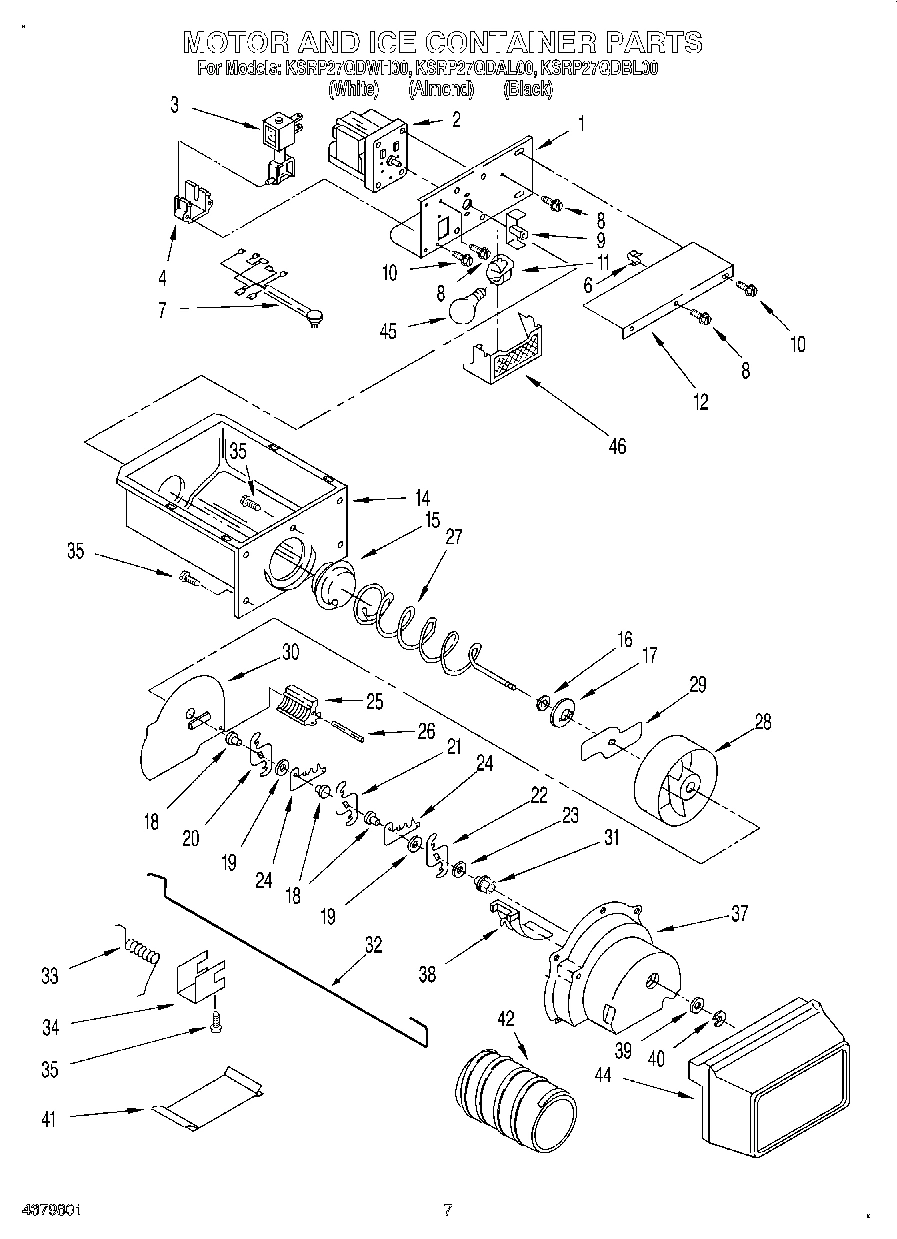 05 - MOTOR AND ICE CONTAINER