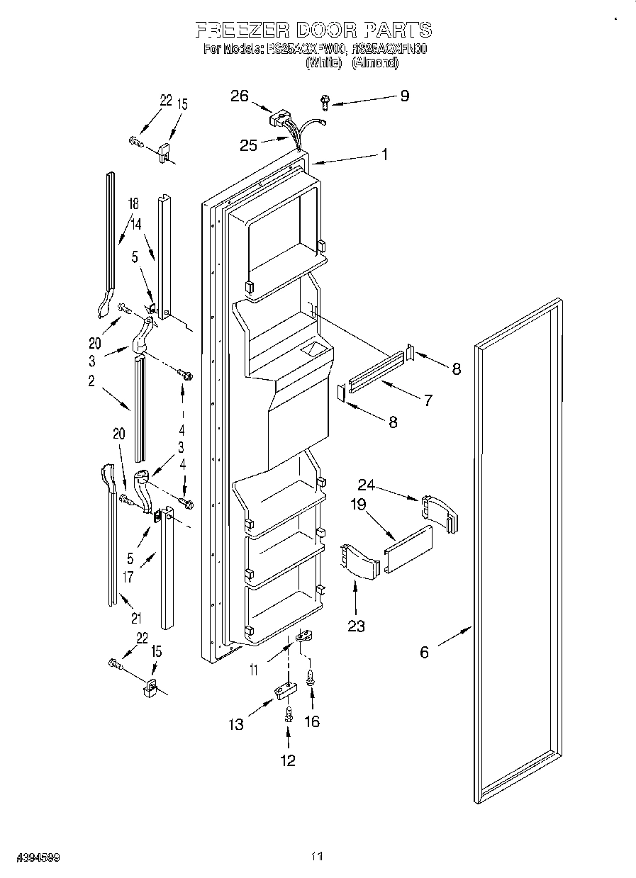 07 - FREEZER DOOR