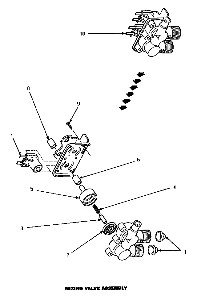 10 - MIXING VALVE ASSY