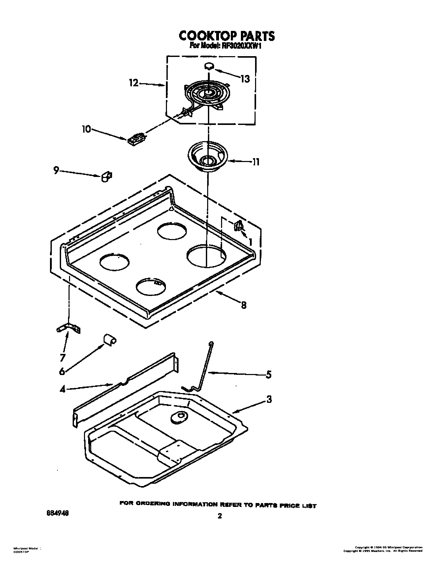 02 - COOKTOP, LIT/OPTIONAL