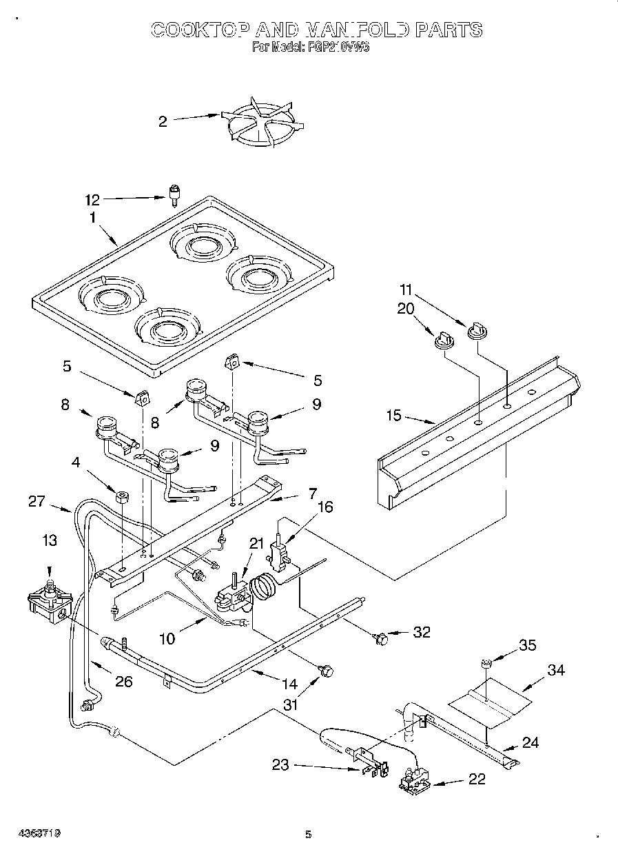 03 - COOKTOP AND MANIFOLD