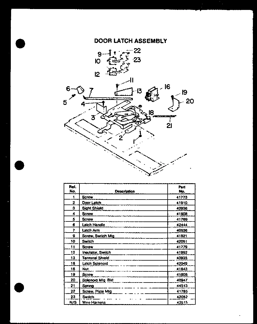 04 - DOOR LATCH ASSY