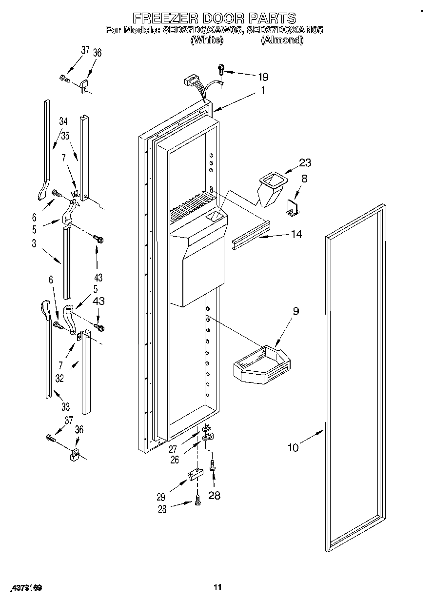 07 - FREEZER DOOR