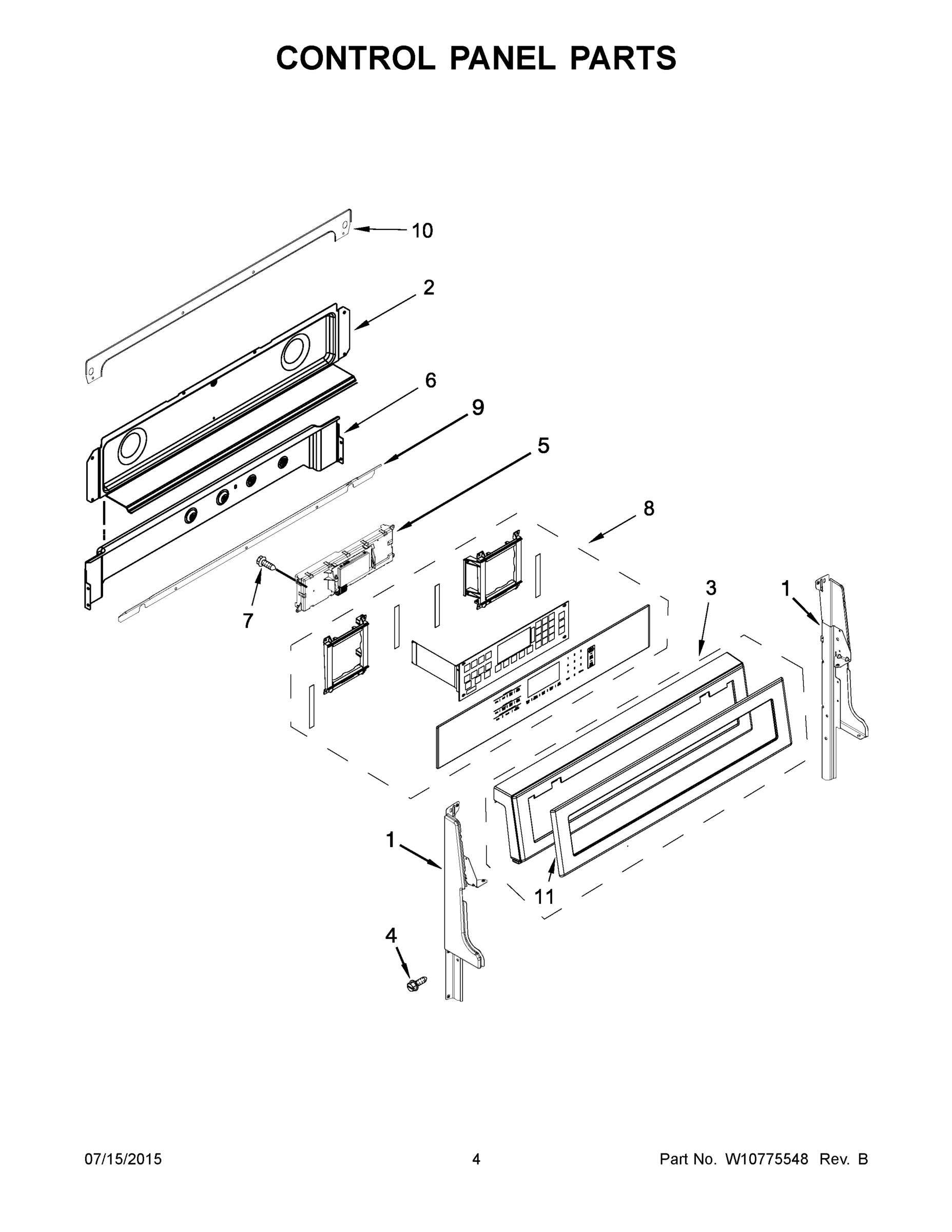 03 - CONTROL PANEL PARTS