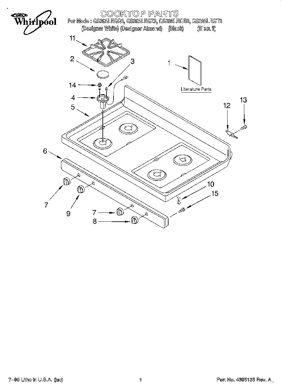 01 - COOKTOP, LITERATURE