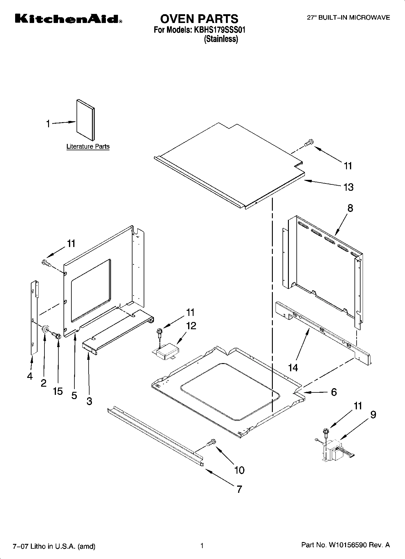 01 - OVEN PARTS